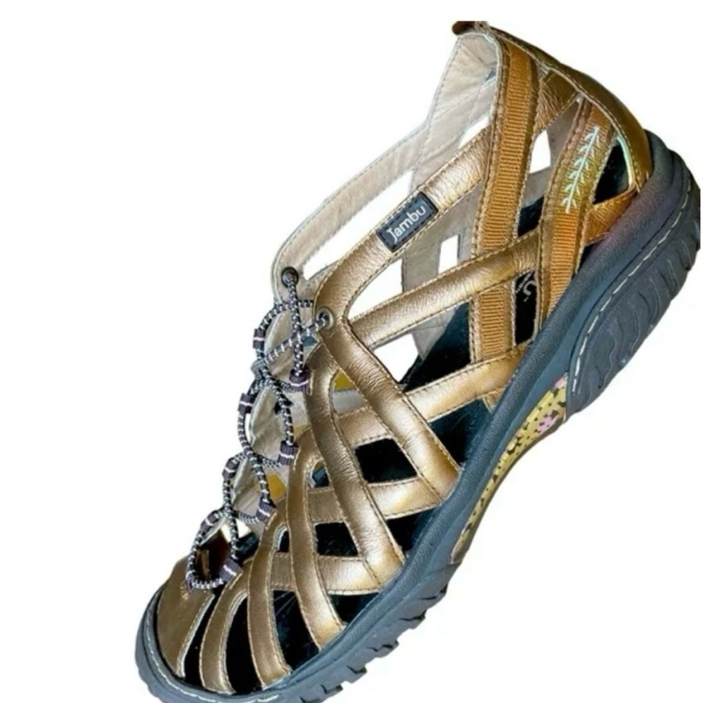 JAMBU all terrain Women's sport Sandal bronze size 9.5 EUC